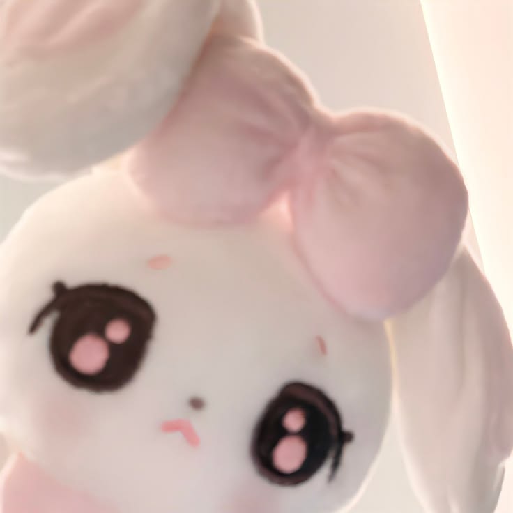 Kawaii bunny plush detail matching the cute Minecraft server style